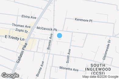 Map image of the property - 1207 Keller Ave