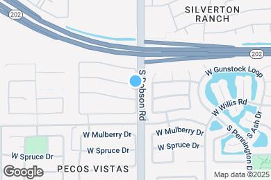 Map image of the property - 1388 N Santa Anna Ct