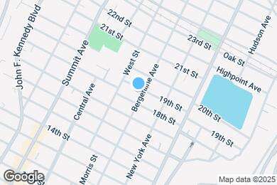 Map image of the property - 1815 Bergenline Ave