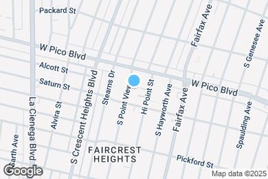 Map image of the property - 1434 S Point View St