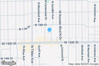 Map image of the property - 1634 N Goodlet Ave