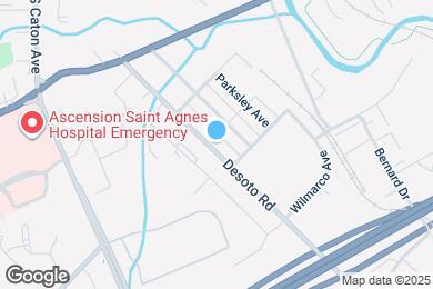 Map image of the property - 1027 Desoto Rd