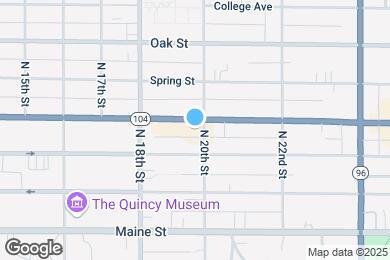 Map image of the property - 1852 Broadway St