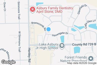 Map image of the property - 3100 Havengate Dr