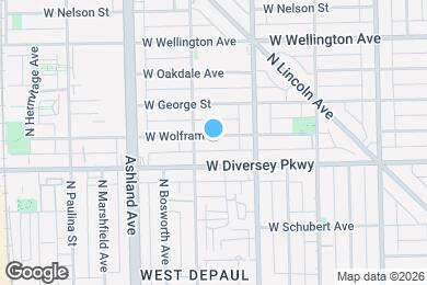 Map image of the property - 1441 W Wolfram St
