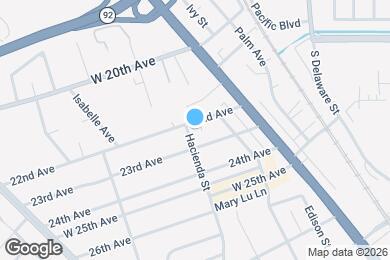 Map image of the property - 127 22nd Ave