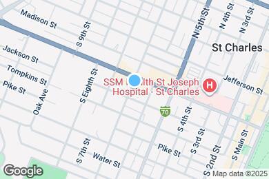 Map image of the property - 322 N 6th St