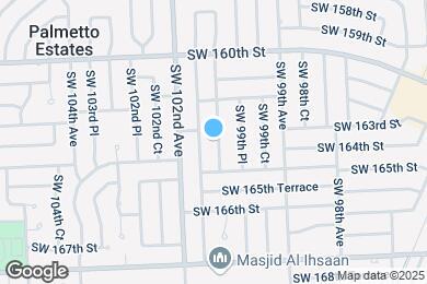 Map image of the property - 16310 SW 100th Ct