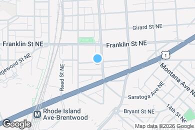 Map image of the property - 1039 Evarts St NE