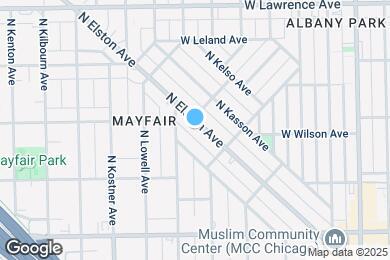 Map image of the property - 4588 N Elston Ave