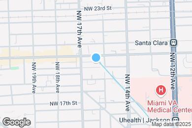 Map image of the property - 1525 NW 19th Terrace