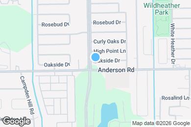 Map image of the property - 4427 Oakside Dr
