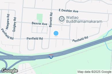 Map image of the property - 3276 Penfield Rd