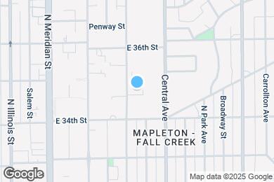 Map image of the property - 3445 N Washington Blvd