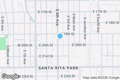 Map image of the property - 929 S 4th Ave