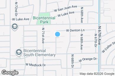 Map image of the property - 6941 W Vermont Ave