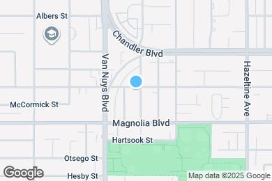 Map image of the property - 5257 Sylmar Ave