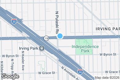 Map image of the property - 3959 W Irving Park Rd