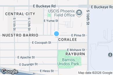 Map image of the property - 1502 S 14th St