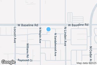Map image of the property - 1636 W Jackson St