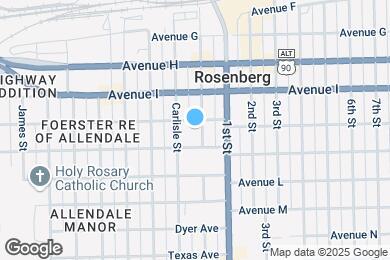 Map image of the property - 1208 Houston St