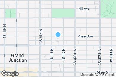 Map image of the property - 835 Ouray Ave