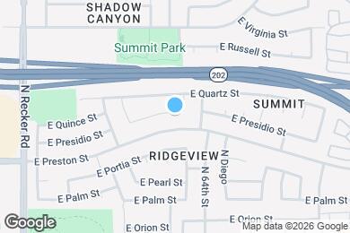 Map image of the property - 6333 E Presidio St