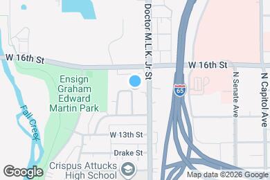 Map image of the property - 1445 E Lynn Dr