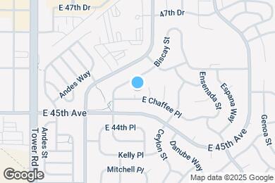 Map image of the property - 18971 E Chaffee Pl