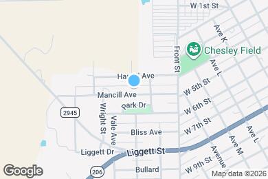 Map image of the property - 1208 Mancil Ave