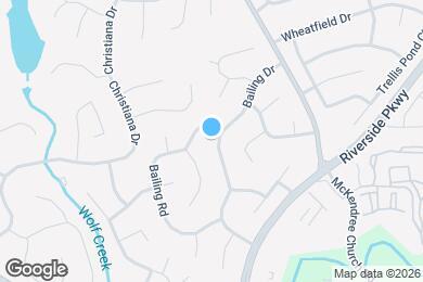 Map image of the property - 1282 Bailing Dr