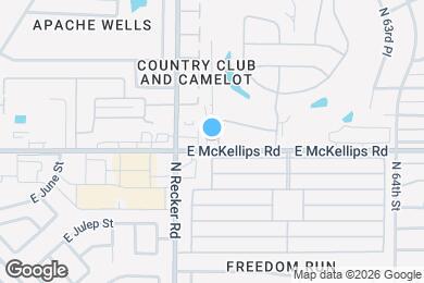 Map image of the property - 6202 E McKellips Rd