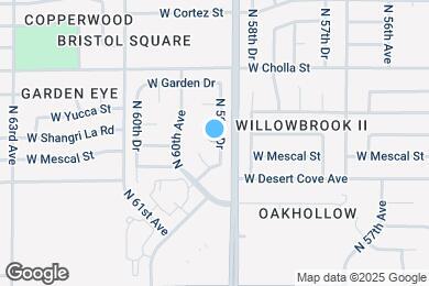 Map image of the property - 11028 N 59th Dr