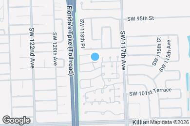 Map image of the property - 9879 SW 118th Pl