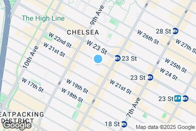 Map image of the property - 320 W 22nd St