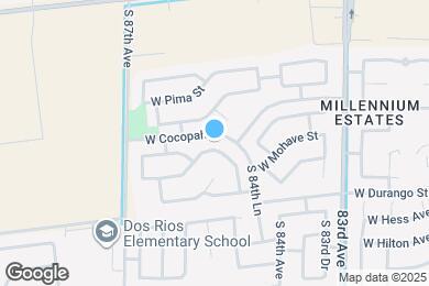 Map image of the property - 8514 W Mohave St