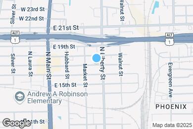Map image of the property - 227 E 17th St