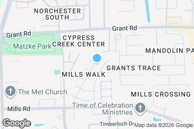 Map image of the property - 10527 Mills Walk Dr