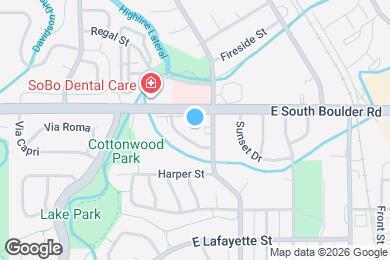 Map image of the property - 1606 Cottonwood Dr