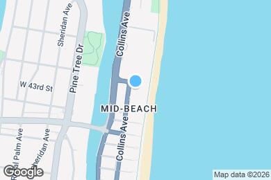 Map image of the property - 4343 Collins Ave