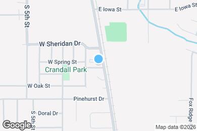 Map image of the property - 114 W Spring St