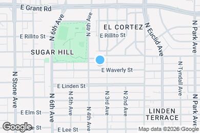 Map image of the property - 427 East Waverly Street