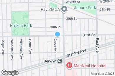 Map image of the property - 3103 Grove Ave