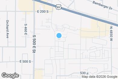 Map image of the property - 615 E 360 S