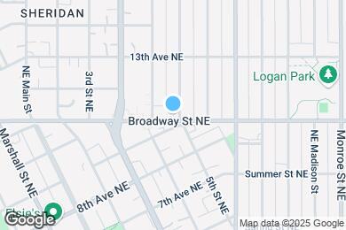 Map image of the property - 419 Broadway St NE