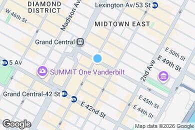 Map image of the property - High-Ceiling One-Bedroom with Classic Details Near Grand Central