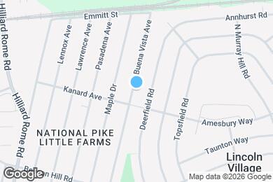 Map image of the property - 340 Buena Vista Ave