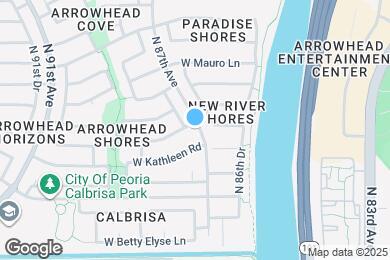 Map image of the property - 8711 W Marconi Ave