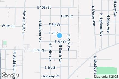 Map image of the property - 630 E 6th St