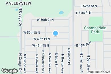 Map image of the property - 3 W 49th Pl N